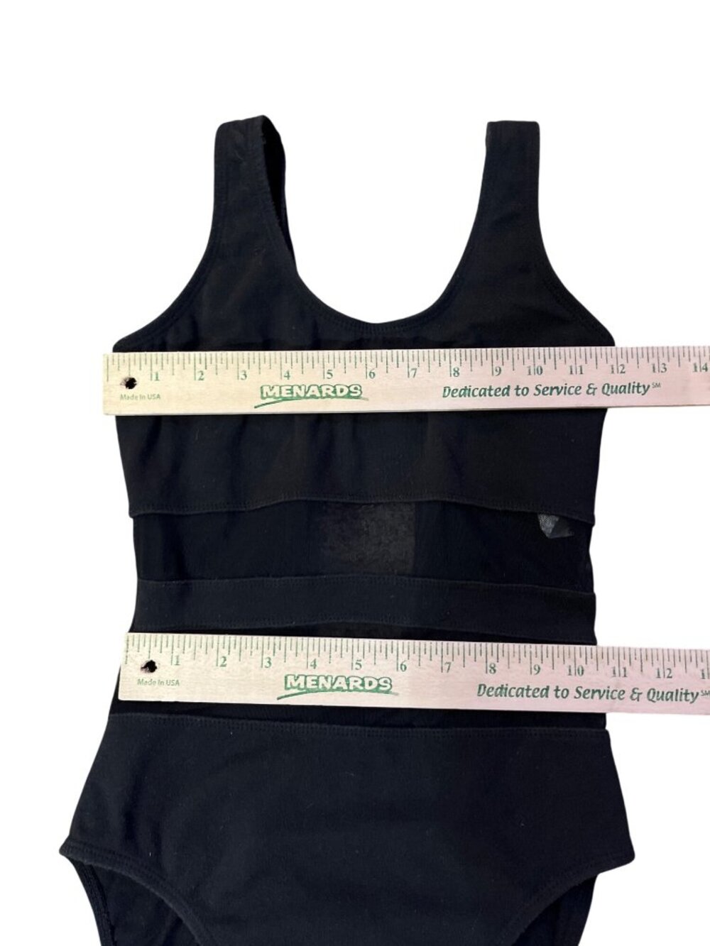 Vintage Bermuda Beachwear Black One Piece Swimsuit Juniors 5/6 Used - Picture 7 of 12